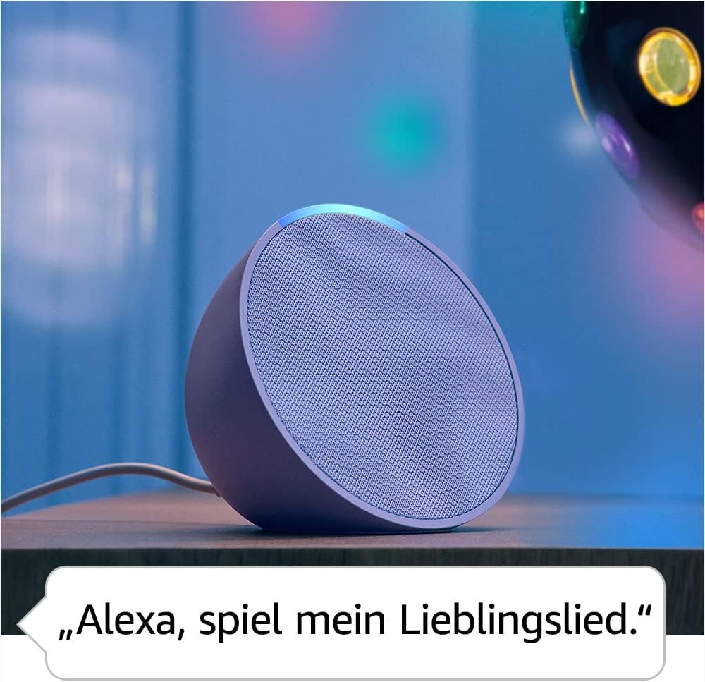 Echo Pop (Neueste Generation) | Kompecher und schlauer Bluetooth-Lautsprecher MIT Vollem Klang und Alexa | Blaugrün – Bild 3