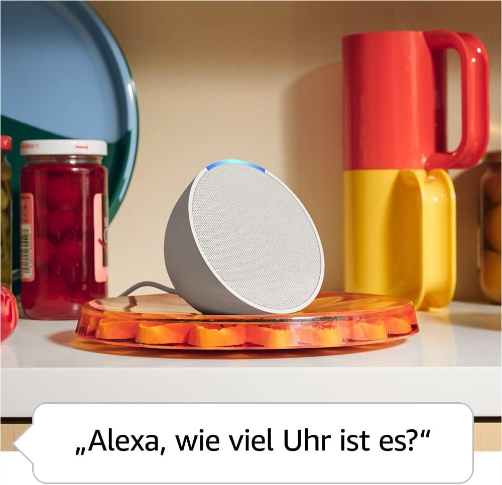 Echo Pop (Neueste Generation) | Kompecher und schlauer Bluetooth-Lautsprecher MIT Vollem Klang und Alexa | Blaugrün – Bild 5