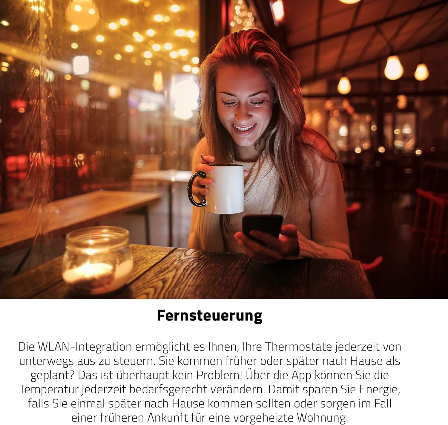 Eurotronic 700200 Comet WiFi 2021 Heizkörperthermostat (Hienen pro Wlan, MIT Alexa Kompatibel, Thermostat zur Regulation Deraumtemperatur von Unterwegs, Smart Home Zubehör Zum Sparen Von Heizkosten) – Bild 5