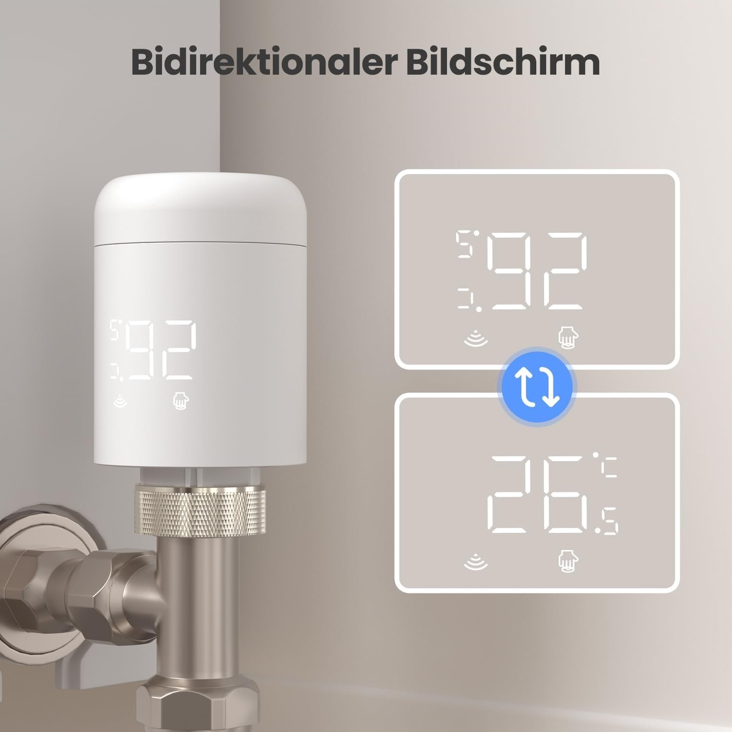 Avatto Wlan Heizkörperthermostat, Smart Thermostat Heizung, Programmierbar Heizungshermostat Unterstützen Alexa, Google Home Sprachsteuerung und Smart Life App Fernbedienung (Kein Gateway Erforderlich) – Bild 6