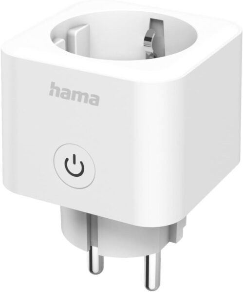 Hama Wlan Steckdose (Wlan Gesteuerte Steckdose Materie Smart Home, Universal, Smarte Steckdose MIT App und Sprachsteuerung, Smart Home Steckdose Als Zeitschaltuhr, Funksteckdose, 3680 W)