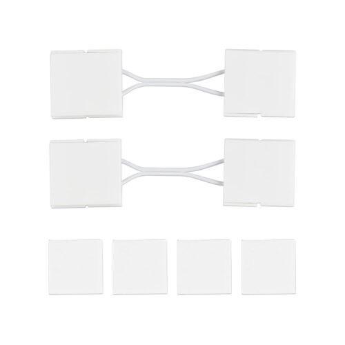 Frankever Verbinder MIT 2 Anschlüsssen für Eckbereiche für Ultraflache Lautspecherkabel, Nur 16-Gauge (1,6 cm Breit), 2er Pack