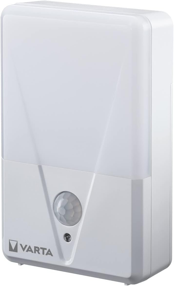 Varta nachtlich mit Bewegungssensor LED, 2 STÜCK, UNTRECKT, Motion Sensor Night Light Twin Pack, Läuft MIT 3x AAA Batterien, Einfache -Installation, Automatische Abschaltungung – Bild 3