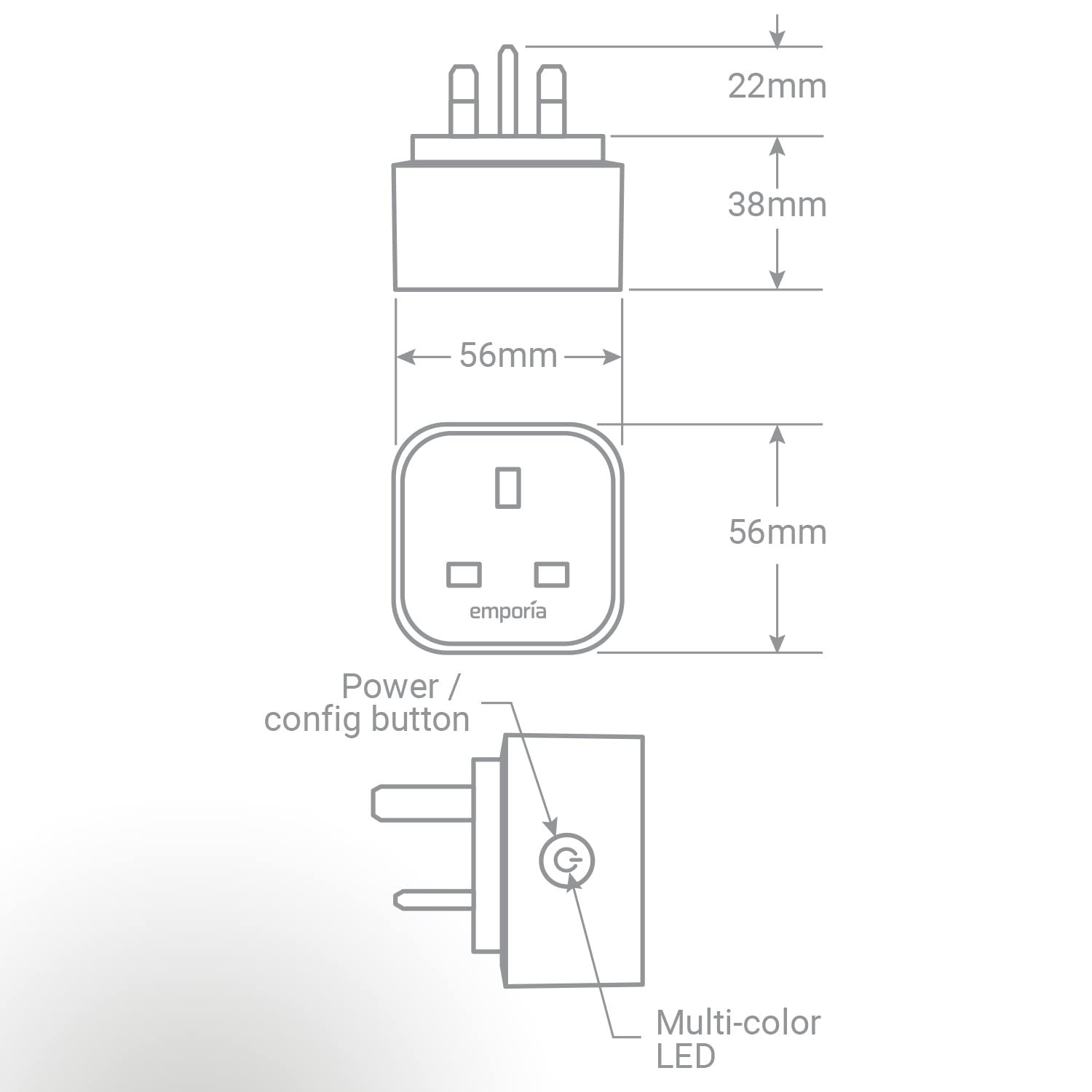 Smart Plug mit Energieüberwachung | 16a max / 10a kontinuierlich | WiFi Smart Outlet | Mobile App | Kompatibel mit Google und Alexa | CE zertifiziert (4) – Bild 6