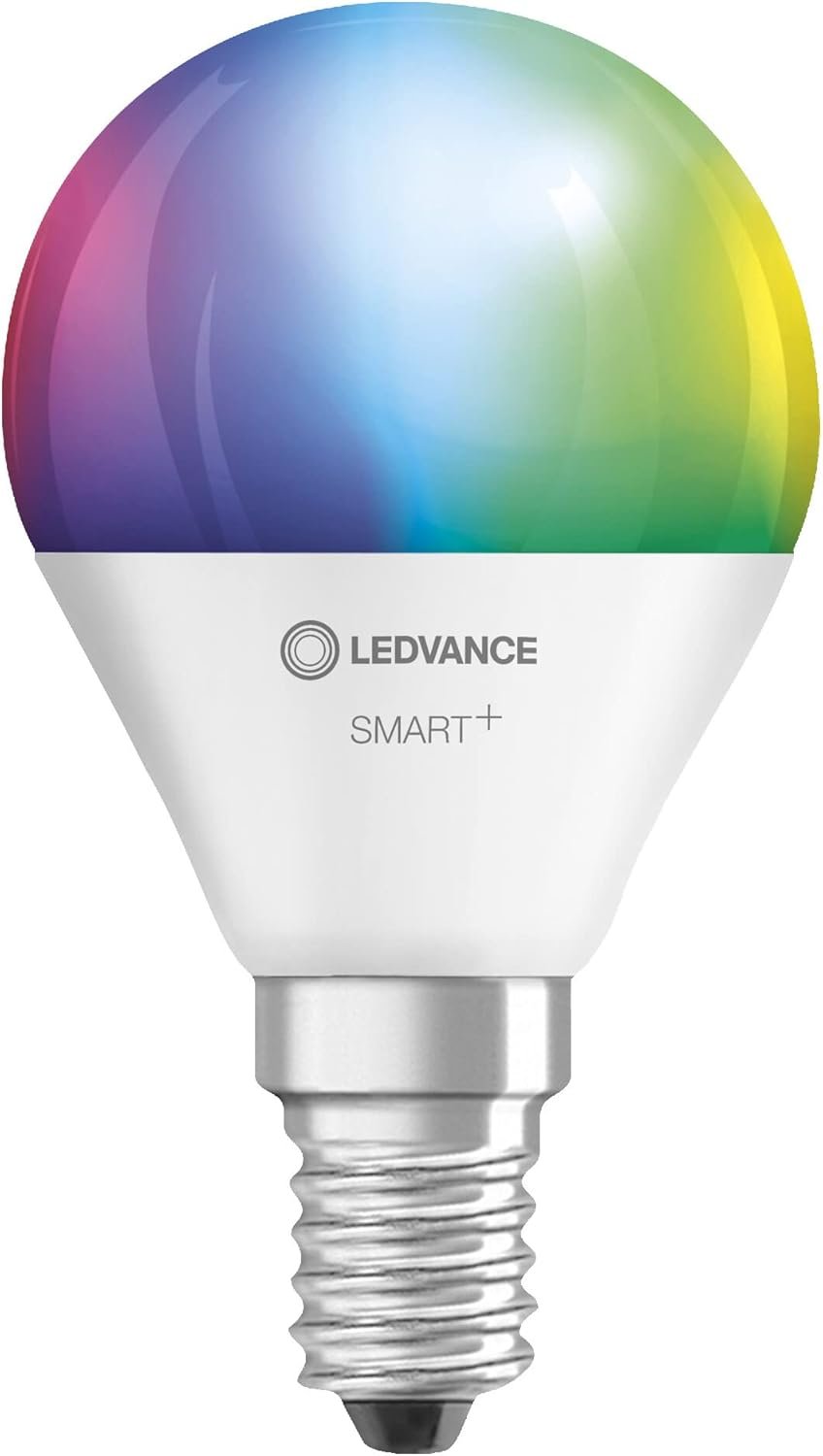 Ledvance E14 LED LAMPE MINI BLAB, Smart Home Wifi Leuchtmittel MIT 4,9W (470LM) ERSETZT 40 W Glühbirne, Dimmbar, RGBW Lichtfarb (2700-6500K), Steuerbar MIT Alexa, Google Od app, Lampe-1er-1er-Pack-Packer – Bild 3