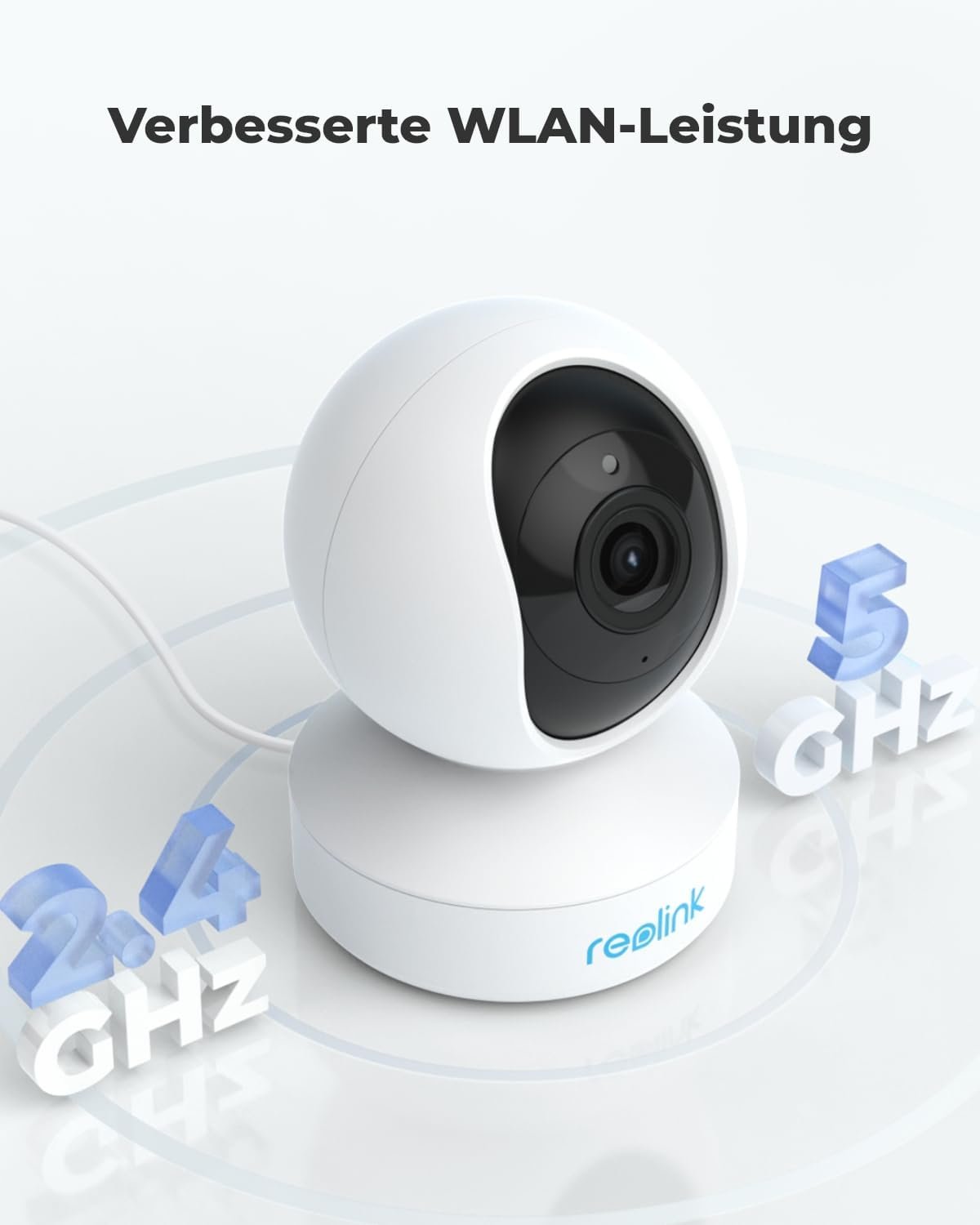 Reolink 5MP PTZ WLAN Überwachungskamera Innen, 2,4/5 GHz WiFi Baby Monitor mit Mensch/Haustiererkennung, Auto-Tracking, 3X Optischem Zoom, Heimüberwachungskamera für Ältere Kids, 2-Wege-Audio, E1 Zoom – Bild 10