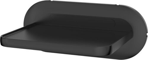 PlusACC Wandhalterung für Show 5 (1./2./3.gen) – Halterung für Google Nest Hub/Home Hub, Bose, JBL ASERE Smart Lautsprecher, Integrieres Kabelmanagement, Plaszsparend im Wohn und Schlafzimmer (Schwarz)