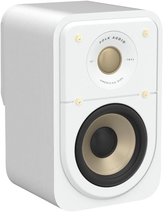 Polk Audio Signature Elite ES10 Hochauflösende Surroundlautprecher für Heimkino, Stereo Lautspecher, Satelliten-Lautspecher, Hifi, Hi-Res Zertifizier, Kompatibel Mit Dolby Atmoots und DTs: X (Paun (Paun)) – Bild 4