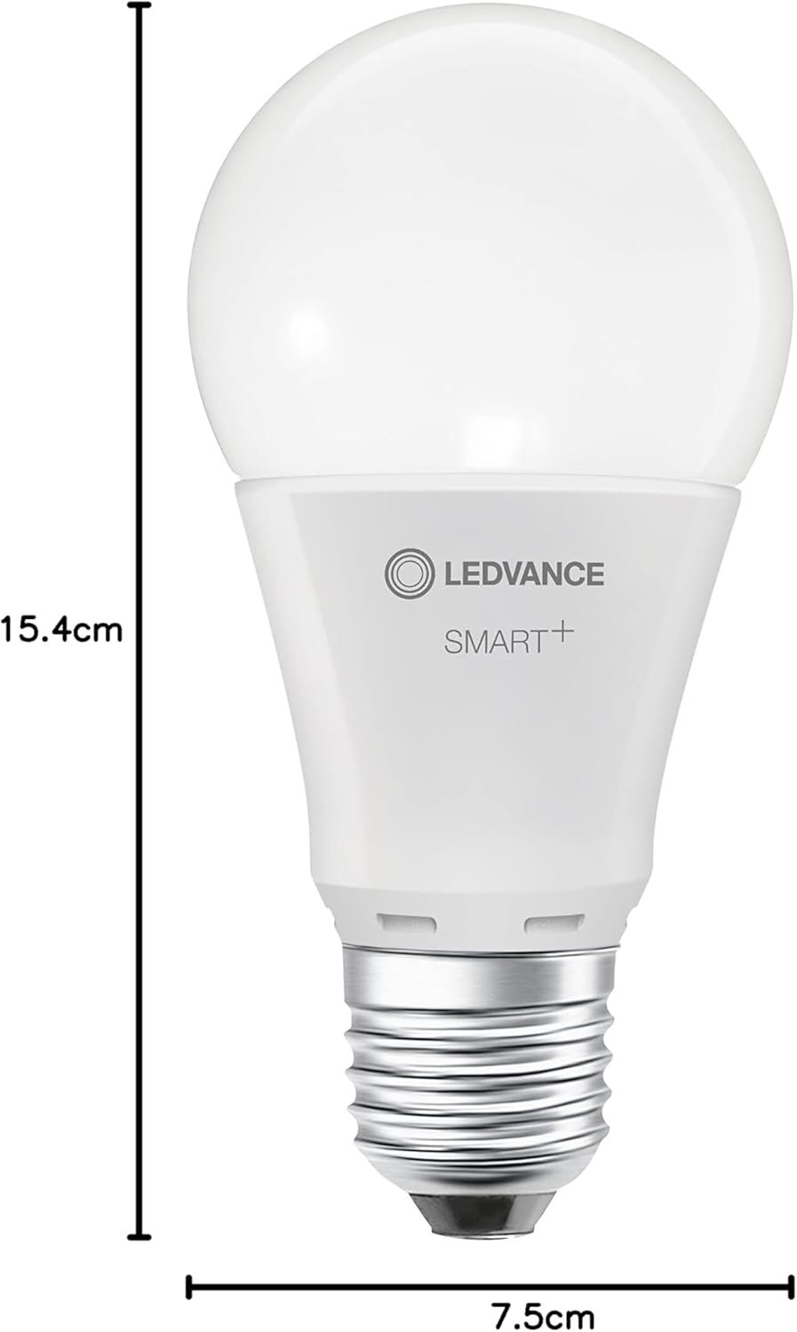 Ledvance Smarte LED-Lampe MIT WiFi Technologie, Sockel E27, Dimmbar, Warmweiß (2700 K), Ersetzt Glückampen MIT 100 W, Smart+ WiFi Classic Dimmable, 1ER-Pack – Bild 10