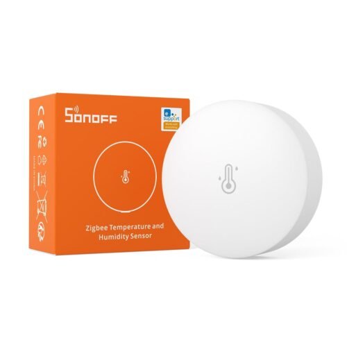 Sonoff SNZB-02P Zigbee Temperatur-und Feuchtigitssensor, Smart Thermometer Hygrometer MIT Komfortalarm, Zigbee Temperatursensor Kompatibel MIT Alexa/Google Home/Ha/Ifttt, Zigbee Hub Erforderlich.
