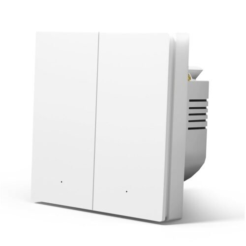 Mvava Zigbee Lichtschalter, Smart Wandschalter Alexa und Google Home Work MIT Tuya, 86mm Lichtschalter Interputz, Wandlich