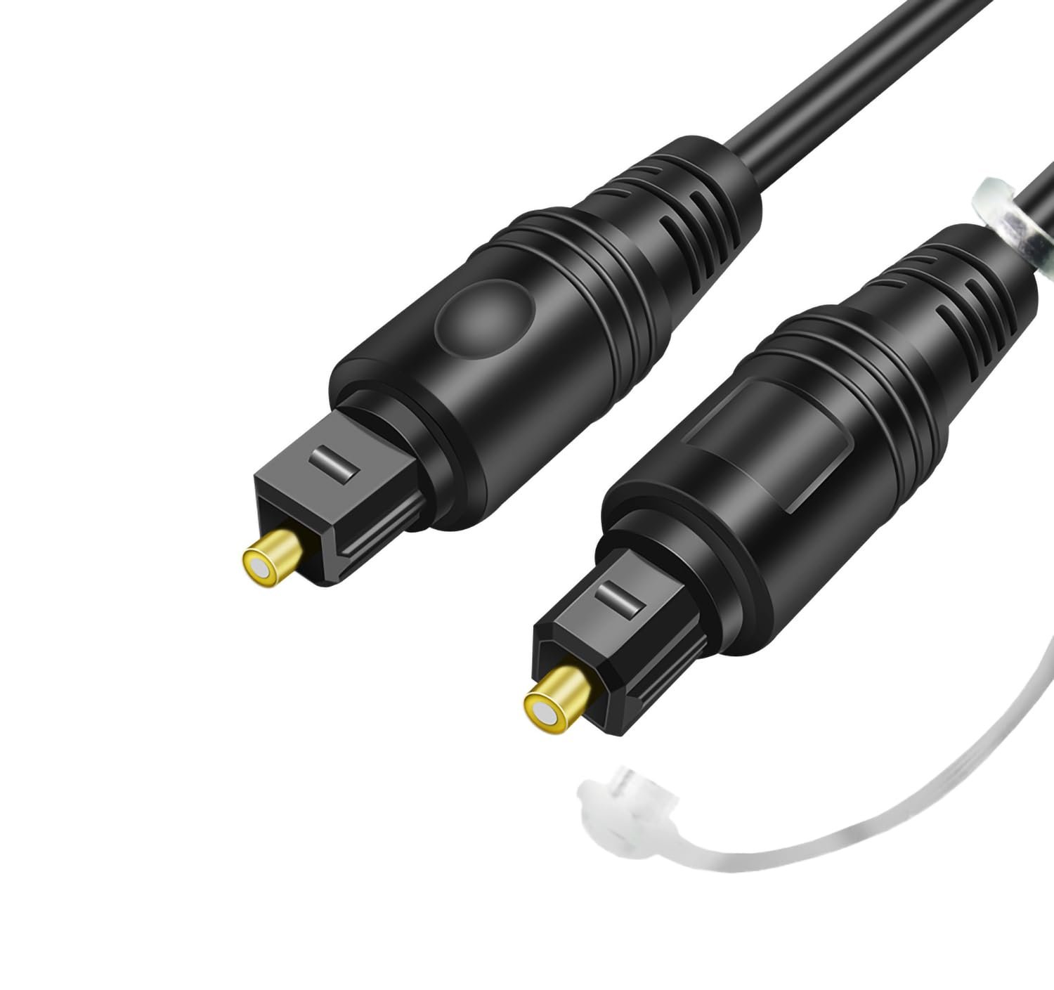 Yaodhaod Optische Kabel für Stereosystem/Verstängker/Verstängker, Heimkino, Xbox One/PS4, Mehrkanal Vergoldete Anschlüsse, Toslink Zu Toslink, Digital S/Pdif Kabel (1,8m)