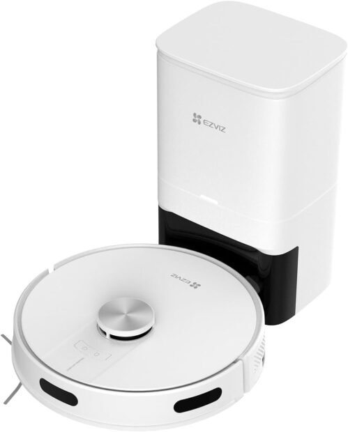 Ezviz Staubsaugererroboter MIT Automatischer Staubentleerung, Wlan Staubsauger MIT LIDAR NAVIGATION UNDER HINKERISERKENNUNG, APP-STEUERUNG, RE4 PLUS