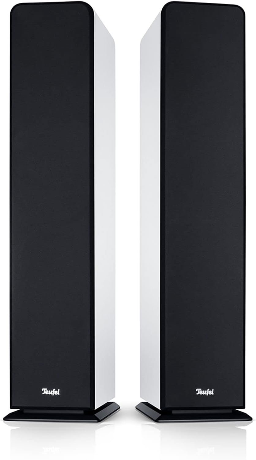 Teufel Ultima 40 Surround 5.1 -Sets - Heimkino Lautspecher 5.1 Soundanklage Kino Baumklang Surround Subwoofer Film High -End HiFi - Schwarz/Weiß – Bild 3