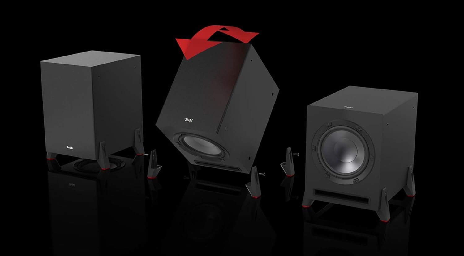 Teufel Ultima 20 Surround 5.1 -Sets - Heimkino Lautspecher 5.1 Soundanklage Kino Baumklang Surround Subwoofer Film High -End HiFi -Lautsprecher - Schwarz – Bild 9