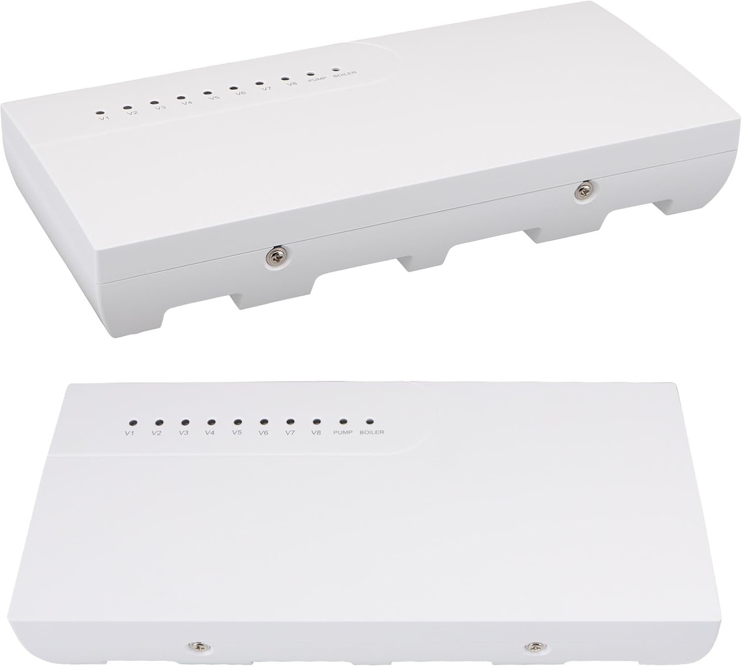 Wengart Fußbodenheizung Verdrahtungszentrum für 230 V WG525, Thermostat und Stellantrebe, 8 Zonen Heizungskonzer Zentrator, wörtlicher Gaskocher und Wasserpumpe, Weiß – Bild 9