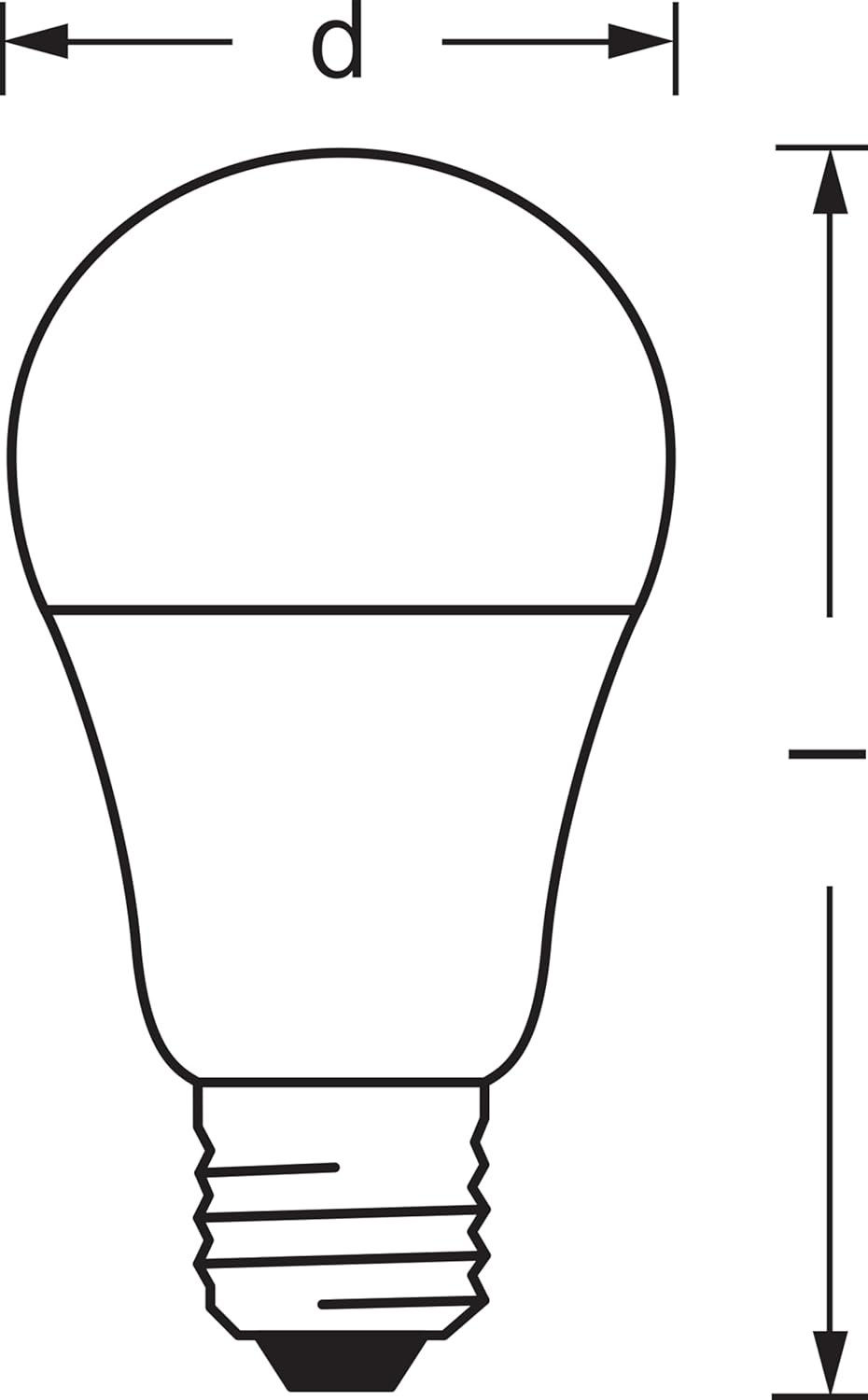 Ledvance Smarte LED-Lampe MIT WiFi Technologie, Sockel E27, Dimmbar, Warmweiß (2700 K), Ersetzt Güchlampen MIT 100 W, Smart+ WiFi Classic Dimmable, 3er-Pack, 100W-Aneratz – Bild 6