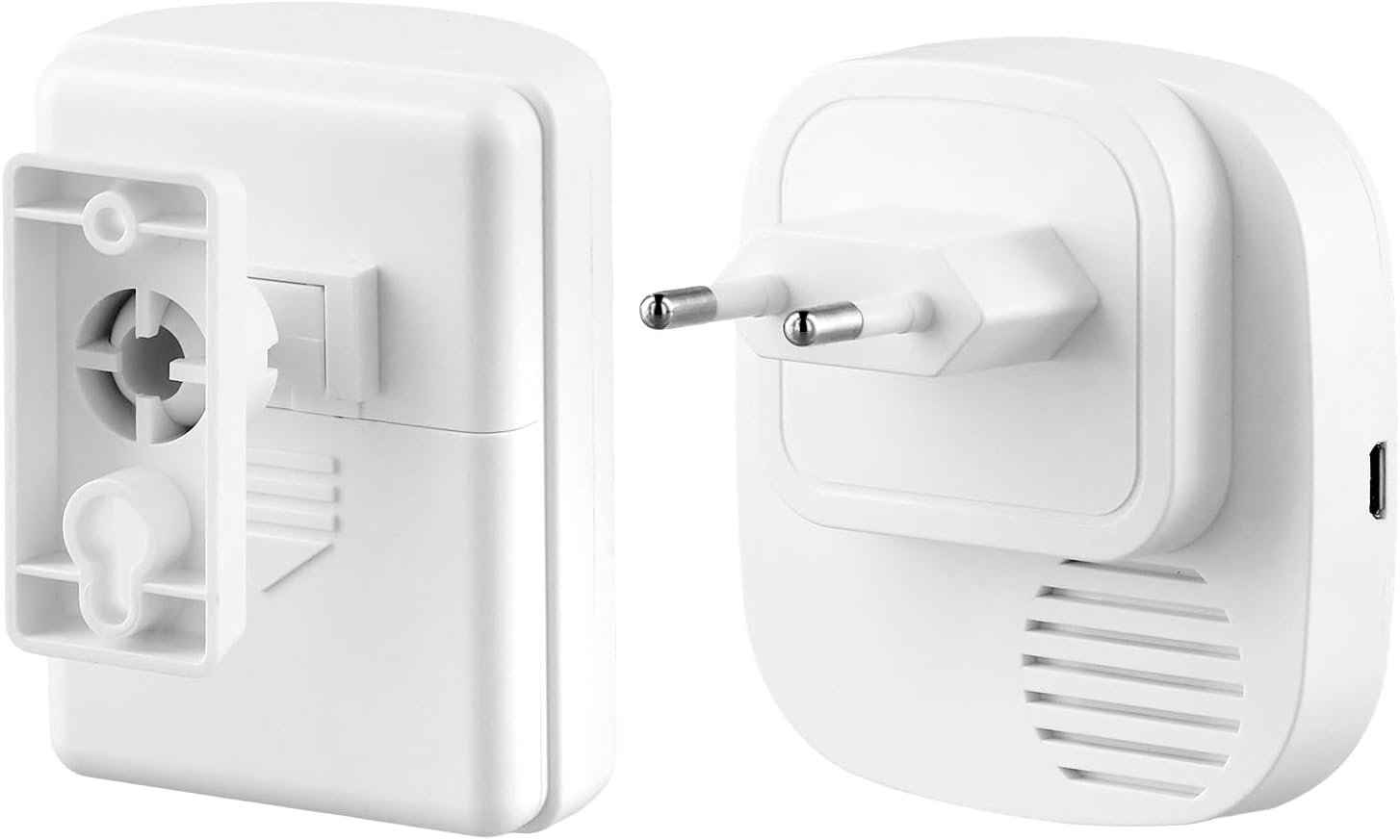 Qwork® Kabelloser Diegangsmelder MIT 38 Klingeltönen, 1 Pir-Bewegungssensor-Detektor und 1 Empfängger, Funkalarmanlage für Laden, Wohnmobil, Zuhause, Garage – Bild 2