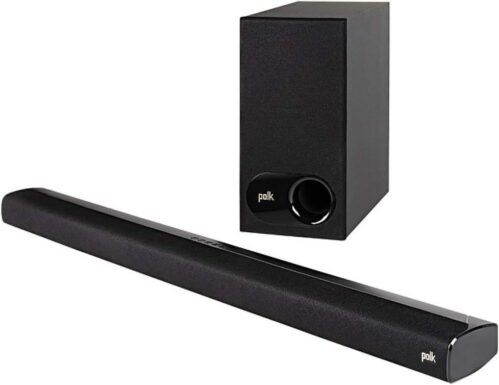 Polk Audio Signa S2 TV -Soundbar -MIT -Subwoofer, HDMI -ARC, Soundbar TV MIT Bluetooth, Dolby Digital, Aux, Optisch Eingang, Schwarz