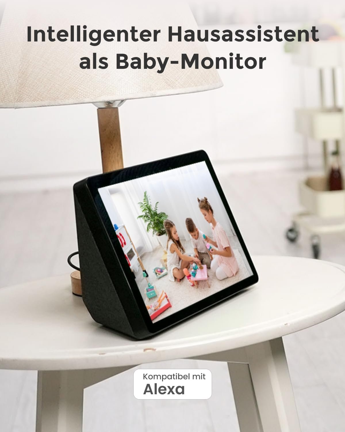 Reolink 5MP PTZ WLAN Überwachungskamera Innen, 2,4/5 GHz WiFi Baby Monitor mit Mensch/Haustiererkennung, Auto-Tracking, 3X Optischem Zoom, Heimüberwachungskamera für Ältere Kids, 2-Wege-Audio, E1 Zoom – Bild 7
