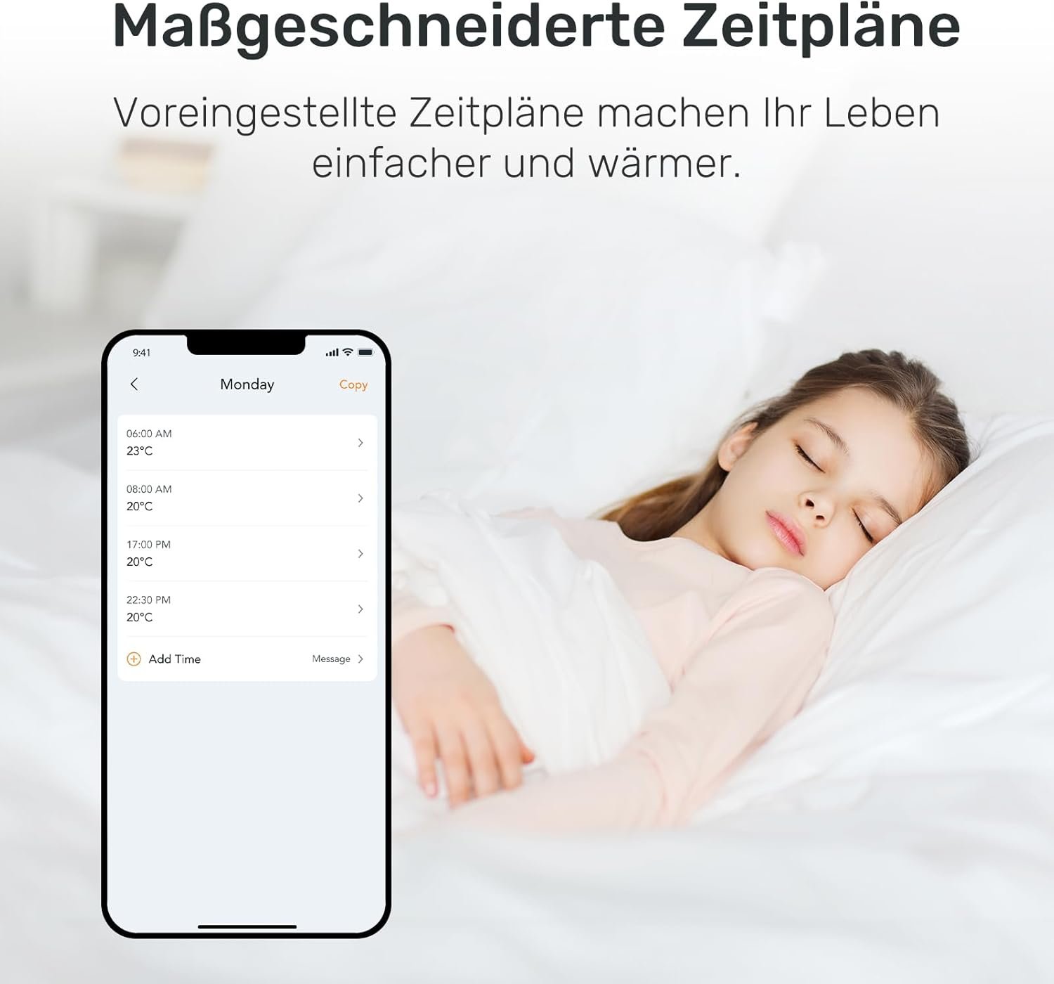 Winees Smart Heizkörperthermostat Kit, 1 Subg Hub+ 1 Wlan Heizungshermostat, MIT Zeitplan, Fern-/Sprachsteuerung, Heizungsthermostat Kompatibel MIT App, Alexa & Google Assistent – Bild 3