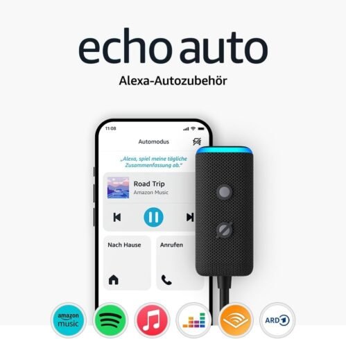 Echo Auto (Neueste Generation) – Nimm Alexa Mit auf Die fahrt