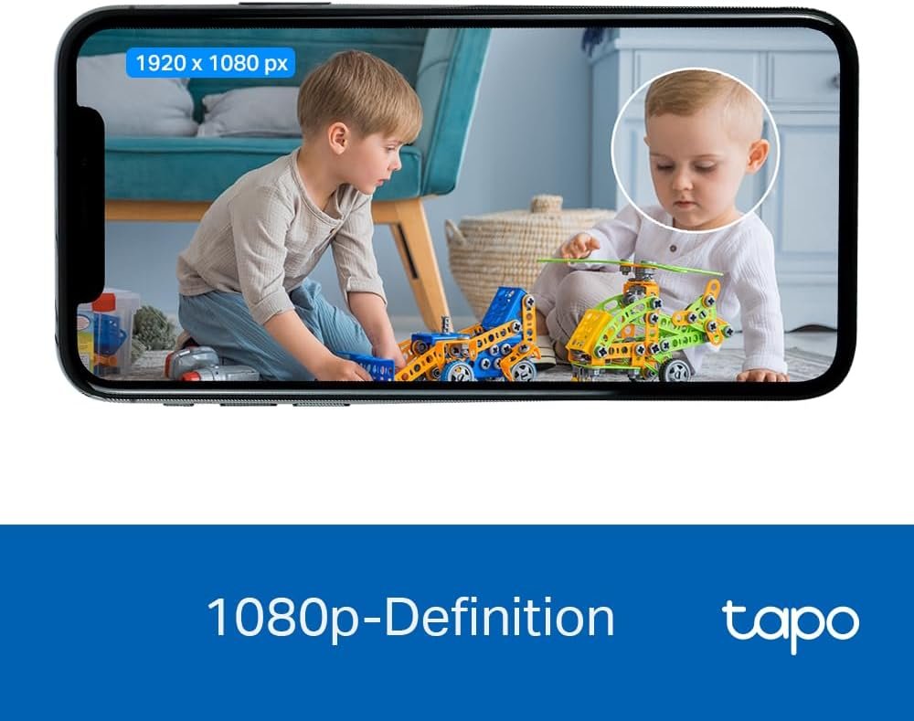 Tapo TP-Link C100 Wlan ip Kamera überwachungskamera innen (1080p-aufflösung, 2-Wege-Audio, Nachticht Zu 9m, bis Zu Zu 128 GB Lokaler Speicher auf SD Karte, Kompatibel MIT Amazon Alexa) WEID Karte, Kompatibel MIT Amazon Alexa) WEID Karte, Kompatibel MIT Amazon Alexa) Wiß Karte, Kompatibel MIT Amazon Alexa) WEID – Bild 3