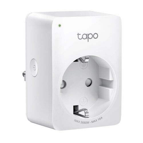 TP-Link Tapo Smart Wlan Steckdose Tapo P110 MIT EnergieverbrauchsKontrolle, Smart Home Alexa Steckdose, Funktionier mit Alexa, Google Home, Sprachsteinung, FernzugriFe, Kein Hub Notwendig, Mini