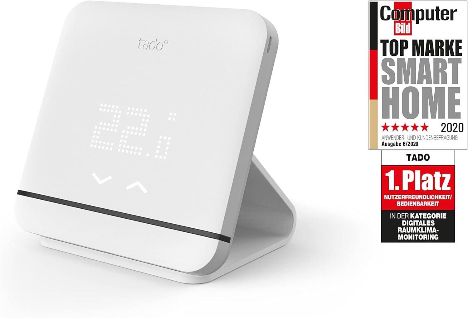 Tado ° Smarte Klimaanlagensteuerung MIT Standfuß - Klimaanlage Digital Steuern pro App - Optimales Baumklima - Energie Sparen - Einfache -Installation - Kompatibel Mit Alexa, Siri & Google Assistent – Bild 2