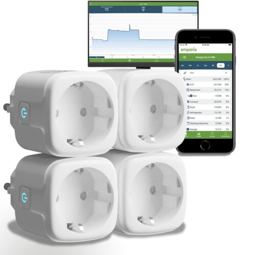 Smart Plug mit Energieüberwachung | 16a max / 10a kontinuierlich | WiFi Smart Outlet | Mobile App | Kompatibel mit Google und Alexa | CE zertifiziert (4)