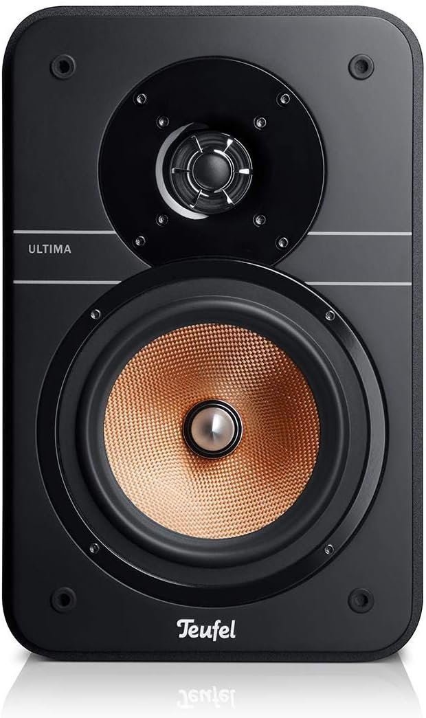 Teufel Ultima 40 Surround 5.1 -Sets - Heimkino Lautspecher 5.1 Soundanklage Kino Baumklang Surround Subwoofer Film High -End HiFi - Schwarz/Weiß – Bild 4