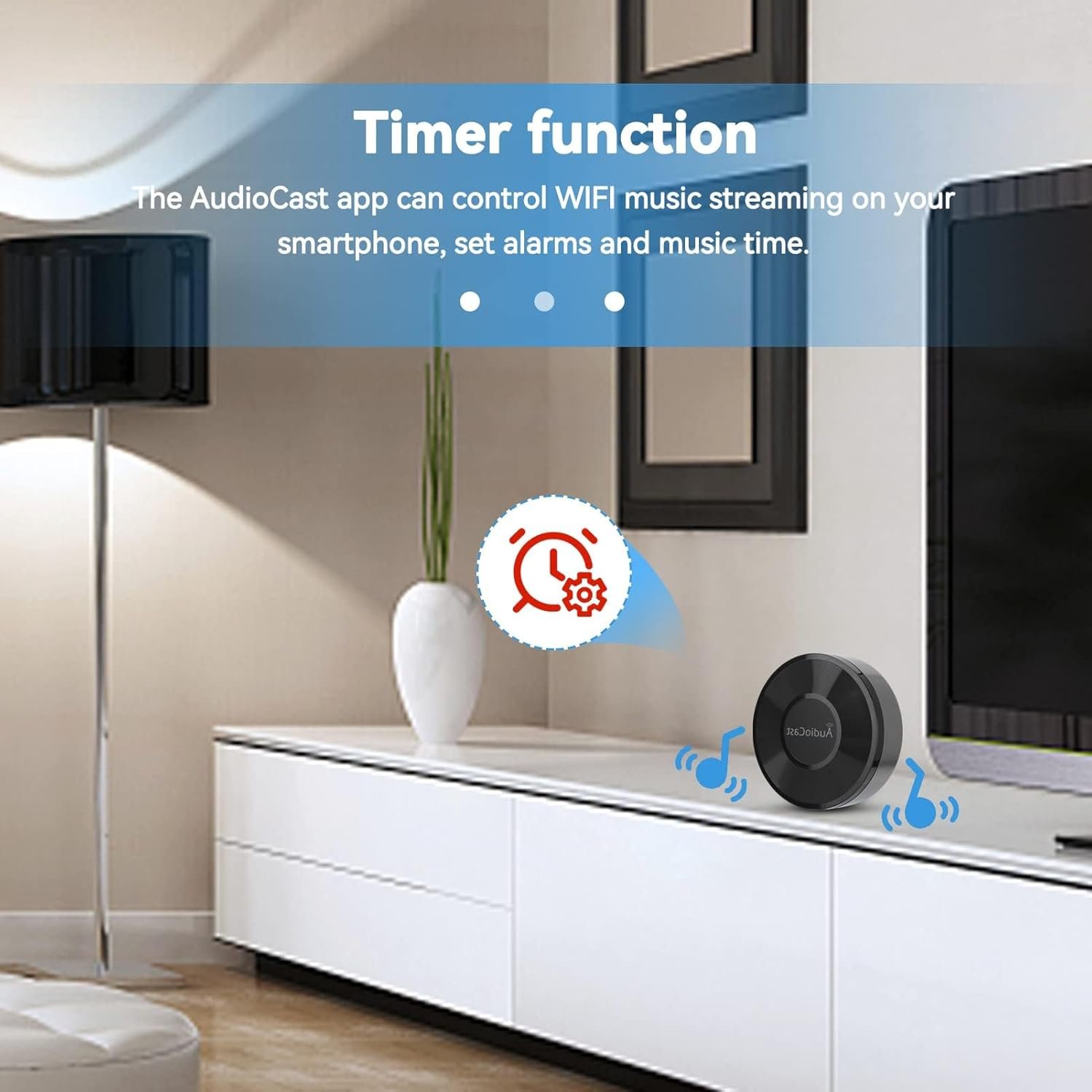 Audiocast WiFi Wireless Music Adapter zum Audio-Streams Zu Lautspechersystemen über Wi-Fi-Netzwerk von Mobilgeräten – Bild 7