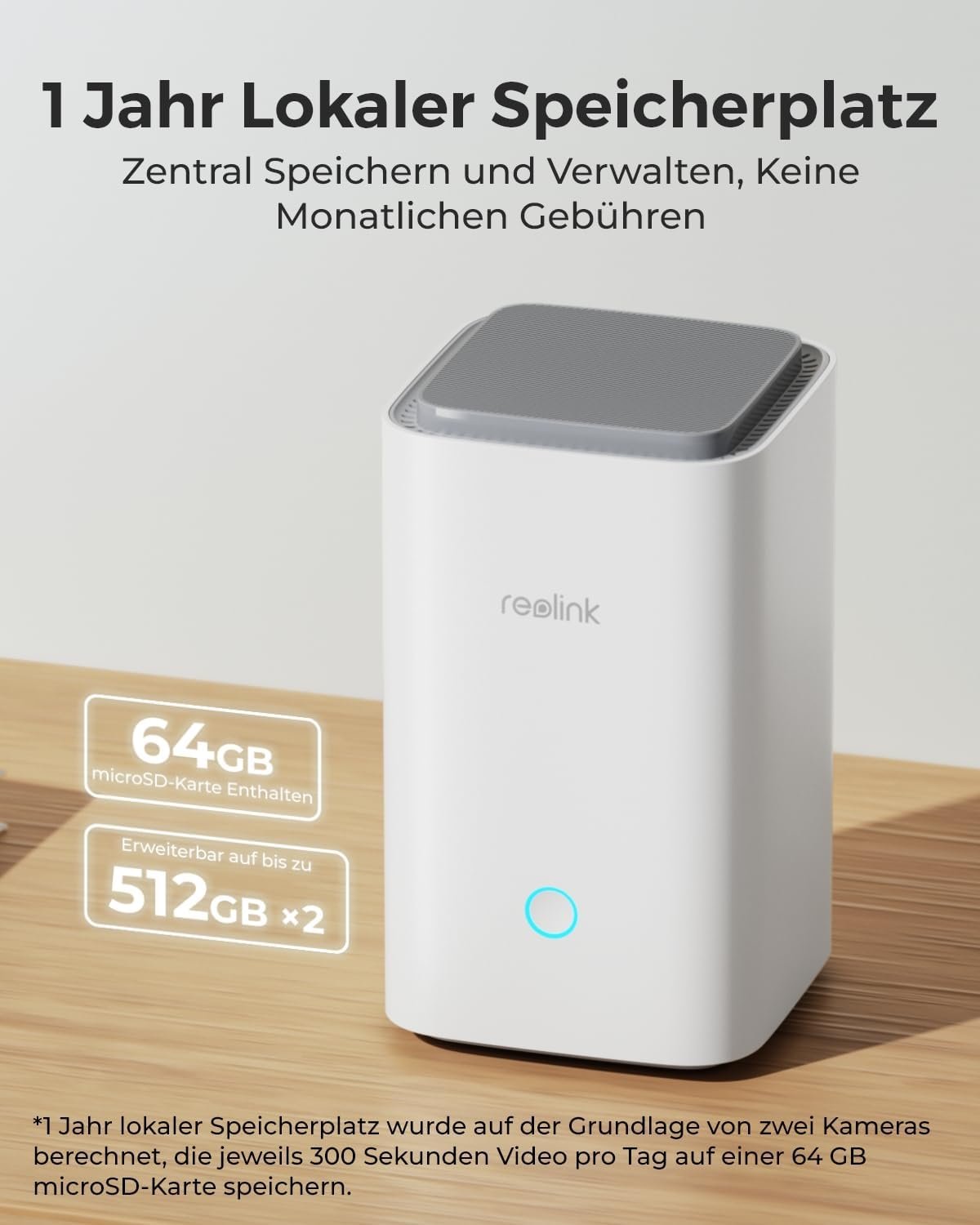Reolink 4K Pt Solar überwachungskamera aussen Set AKKU MIT Home Hub, 360 ° Schwenkbare, Farbnacht, Lokaler Speicher, Ohne Abo-Gebühren, Argus pt Ultra 2-Kamera-Set, Mit 6w Solarpan – Bild 8