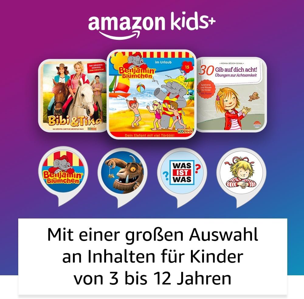 Echo Dot (Neueste Generation) Kinder | Intelligenter wlan- und bluetooth-lautsprecher MIT Alexa | 1 Jahr Amazon Kids+ inklosiv | Eulen-Design – Bild 5