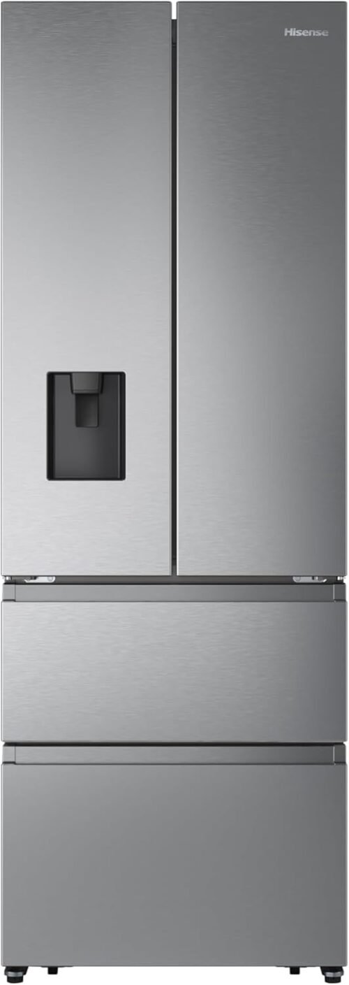 Hisense Rf632N4Wie französische Tür Kühl-Gefrierkombination/ Nofrostplus/ Wechselrichter-Kompressor/ Wasserspender/ Crispzone/ 200 cm/ Kühlteil 336 l/ GEFRIERTEL 149 L/ 38 DB/ 295 KWH/ JAHR/ JAHR/ JAHR/ INOX-SOOK/ INOX-Look/ Inox