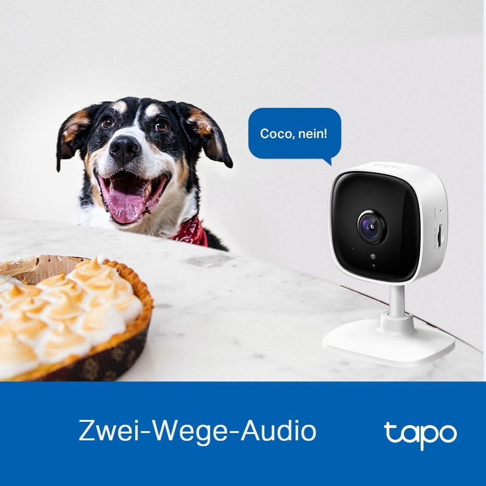 Tapo TP-Link C100 Wlan ip Kamera überwachungskamera innen (1080p-aufflösung, 2-Wege-Audio, Nachticht Zu 9m, bis Zu Zu 128 GB Lokaler Speicher auf SD Karte, Kompatibel MIT Amazon Alexa) WEID Karte, Kompatibel MIT Amazon Alexa) WEID Karte, Kompatibel MIT Amazon Alexa) Wiß Karte, Kompatibel MIT Amazon Alexa) WEID – Bild 7