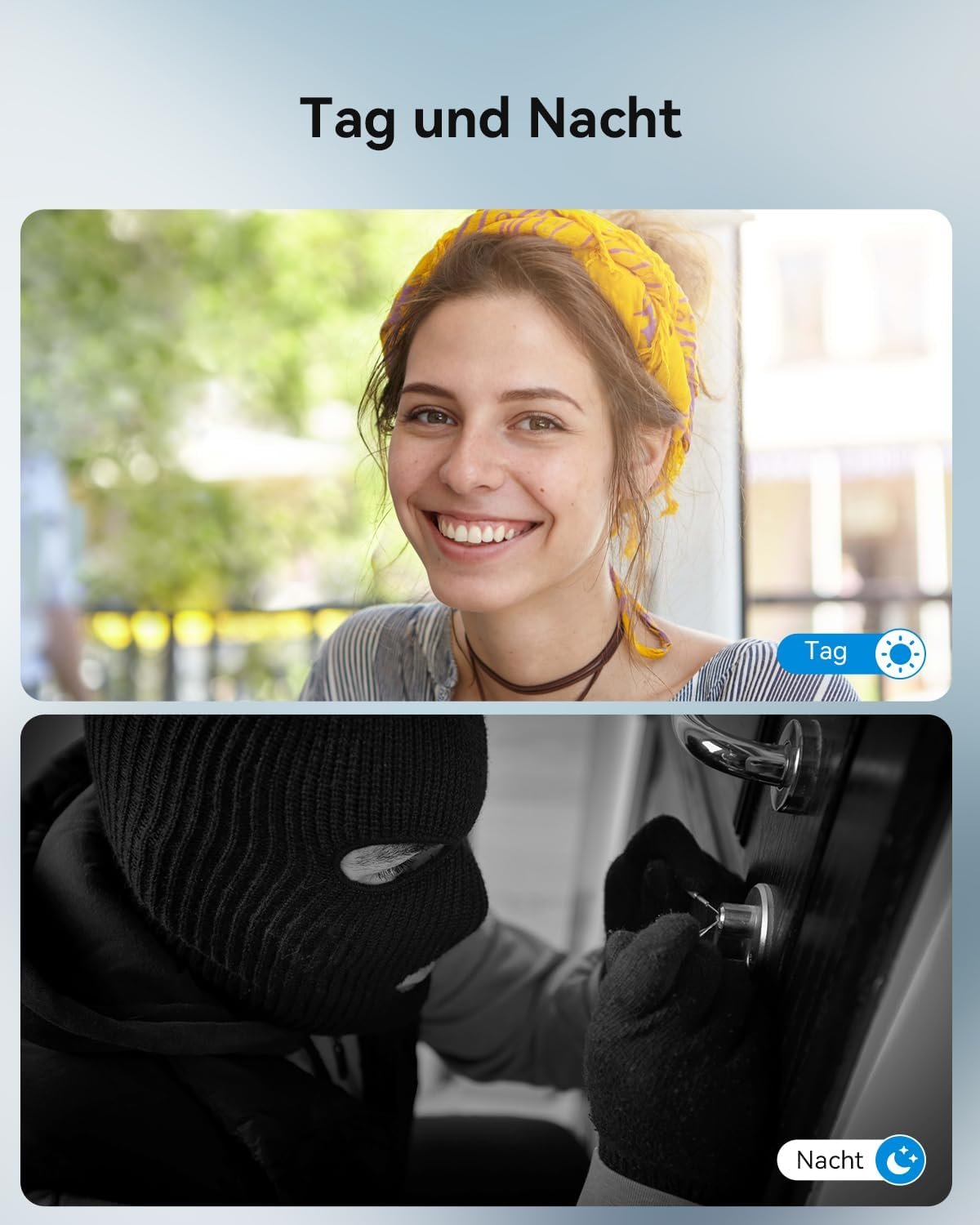 Tmezon Video türspechanlage 4-draht, türspechanlage MIT Kamera, 7 "Monitor MIT KabelgeBundener Türklingel, Nachversion, Live-Ansischen und Konveration, Lentsperren Durch Monitor, 16 Klingeltönee – Bild 6