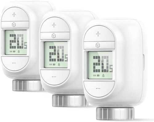 Linkind Smart Home HeizungSthermostat, Smartes WiFi Thermostat MIT App-Funktion, Kompatibel MIT Alexa/Google Home Sprachfehl, Fernsteuerung, M30*1,5mm, Hub Erforderlich, 3 Stück