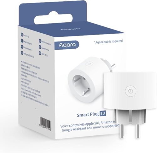 Aqara Zigbee Steckdose, Erfordert Aqara Hub, Smarte Steckdose MIT Strommessung, Programmierung, Timer-Modus und Sprachsteuerung, FunktionTerert MIT Homekit, Alexa, Google Assistant und Smarthings