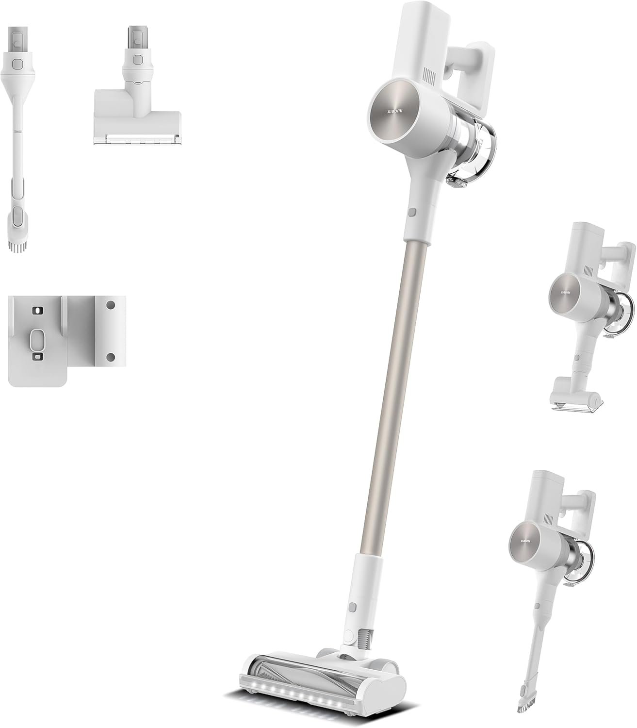 Xiaomi Vakuumreiniger G20-Leistungsstarker 150AW AKKU-SCHUBSAUGER MIT LED-SUCHCHEINWERFER, 12-Zyklon-Technologie und 5-Stufen-Filterung