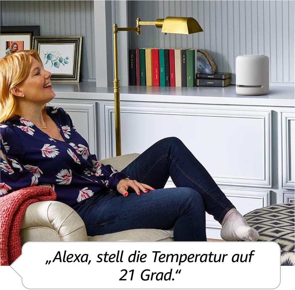 Echo Studio (Neueste Generation) | Der Beste Klang, Den Unere Smarten Wlan- und Bluetooth-Lautsprecher Je Gebten Haven-MIT Dolby Atmos, 3D-Audio, Smart-Hom-Hub und Alexa | Weiß – Bild 5