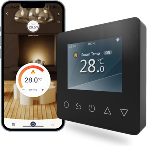 Unterbodenheizung Thermostat Digital Temperatur Controller Wöchentlicher Kreislauf programmierbarer Bodensensor mit WLAN