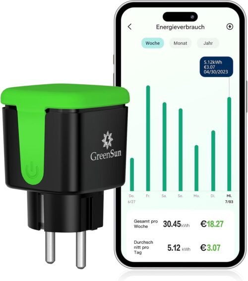 Greensun wlan steckdose outdoor – Zeitschaltuhr aussenberich stromzähler für steckdose zumschaltuhr steckdose au