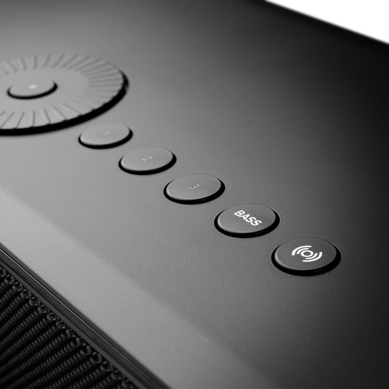 Teufel Motiv Home - All -in -One -Smart -Lautsprecher - Kabelloser Tragbarer Bluetooth Lautsprecher MIT Wlan Muikstreaming und Akku, Airplay 2, Chromecast, Kraftvoller Multiroom -Lautsprecher - Schwarz – Bild 4