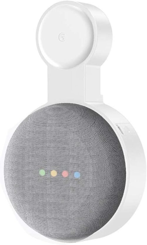 Baaletc Wandhalterung für Heimat Mini, Nest Mini (2. Generation) Halterung Stänger für Heimathilfsassistenten, Wandmontage/Direkt AufgehänGt Stecker in Küche Badezimmer Schlafzimmer
