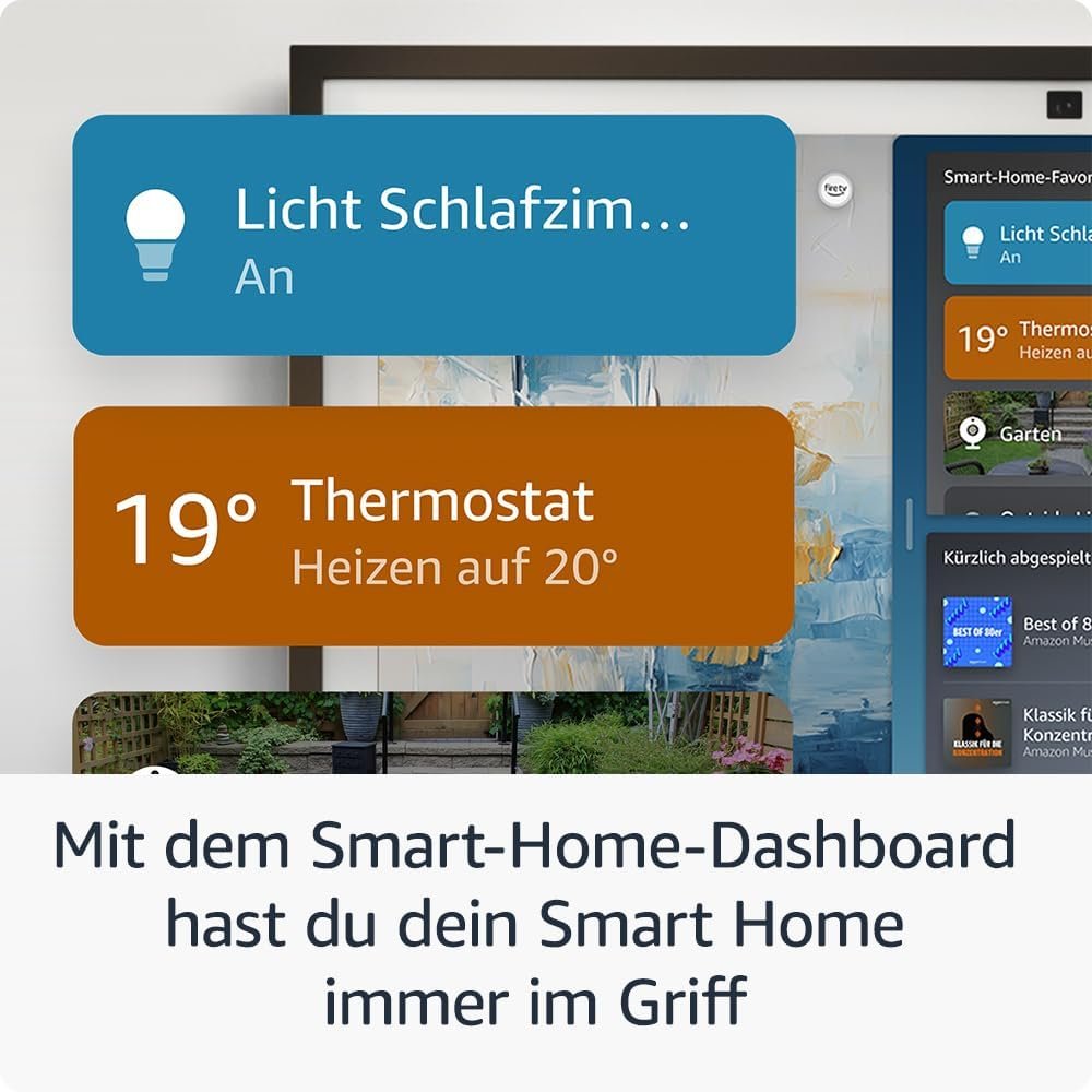 Der Neue Amazon Echo Show 15 | 15,6-Zoll-Smart-Display in Full HD, MIT Integrierer Fire TV und Alexa-Spraachfernbedienung – Bild 5