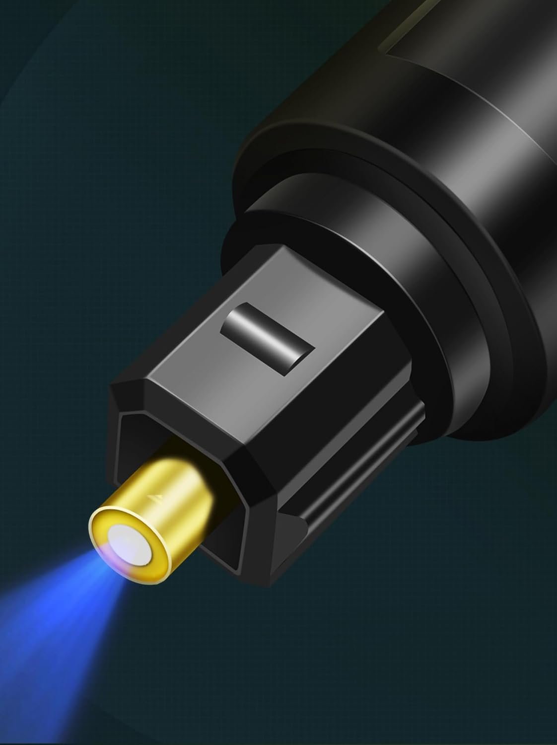 Yaodhaod Optische Kabel für Stereosystem/Verstängker/Verstängker, Heimkino, Xbox One/PS4, Mehrkanal Vergoldete Anschlüsse, Toslink Zu Toslink, Digital S/Pdif Kabel (1,8m) – Bild 6