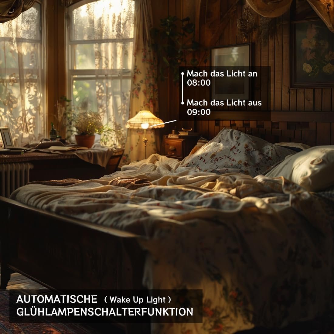 Feigorbib Alexa Smart Glühbirne E27, LED Lampe ersetzt 120W 1280 Lumen, kompatibel mit Alexa, Bluetooth -dimmbarem, warmem weißem, kühlem Weiß und mehrfarbig, kein Hub erforderlich, Pack von 4 – Bild 7