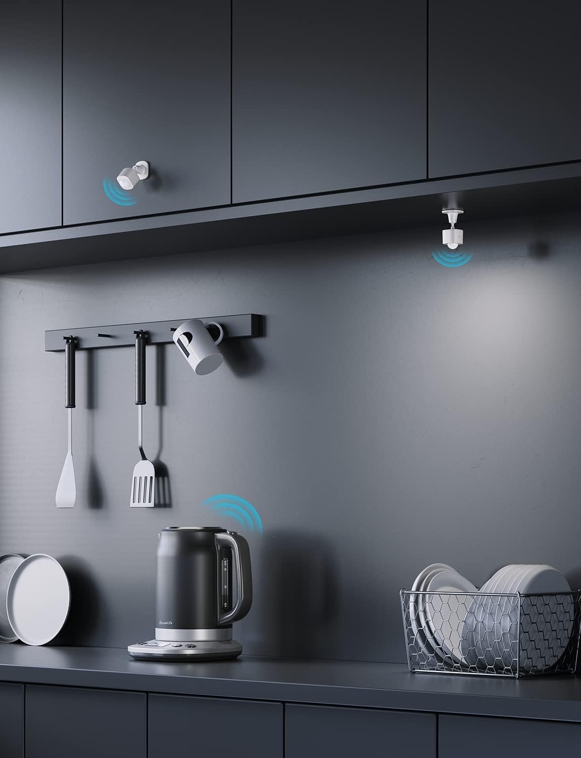 Goveelife Bewegungssersor, Grumensteuerung unweibterzter Geräte, Kabelloser Mini-Kontaktsensor für Smart Home-Automatisierung, BatteriebetrieBen, Unterstützt Die Meistens Goveehome Smart-Produzukte – Bild 6