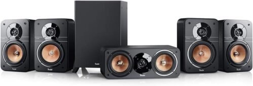 Teufel Ultima 20 Surround 5.1 -Sets – Heimkino Lautspecher 5.1 Soundanklage Kino Baumklang Surround Subwoofer Film High -End HiFi -Lautsprecher – Schwarz
